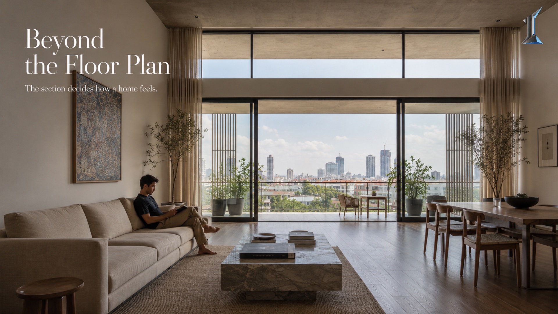 The Floor Plan Persuades. The Section Decides.