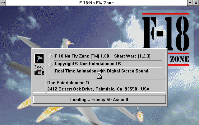 F18 No Fly Zone, original release artwork