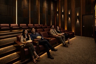 Citadel Manor, private theater