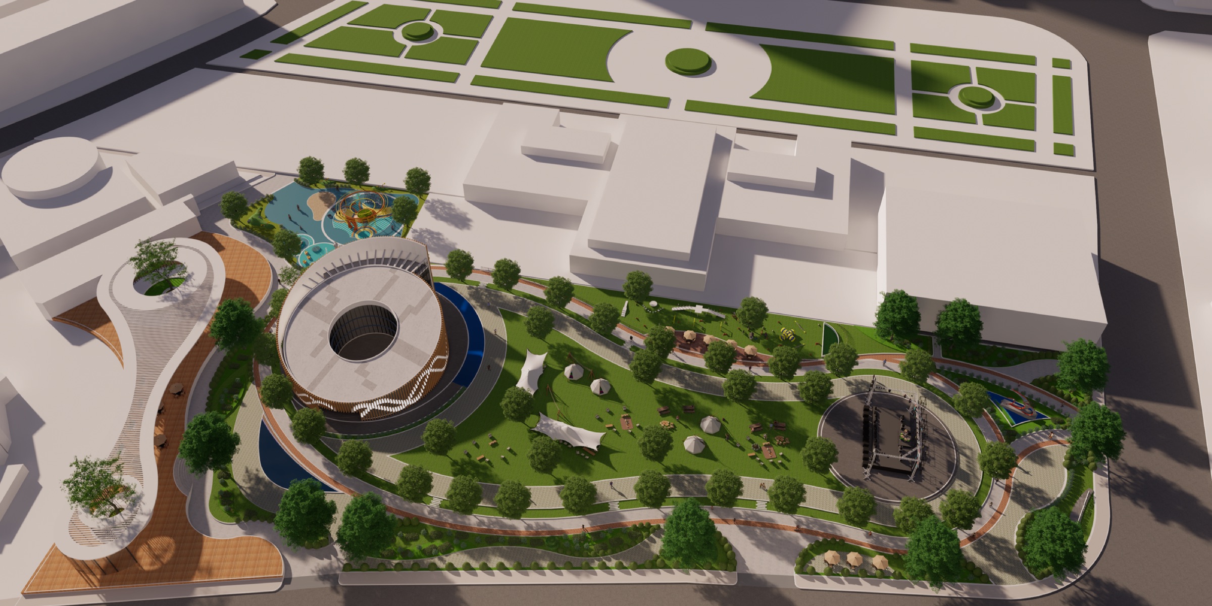 Koh Pich Park, Urban Design