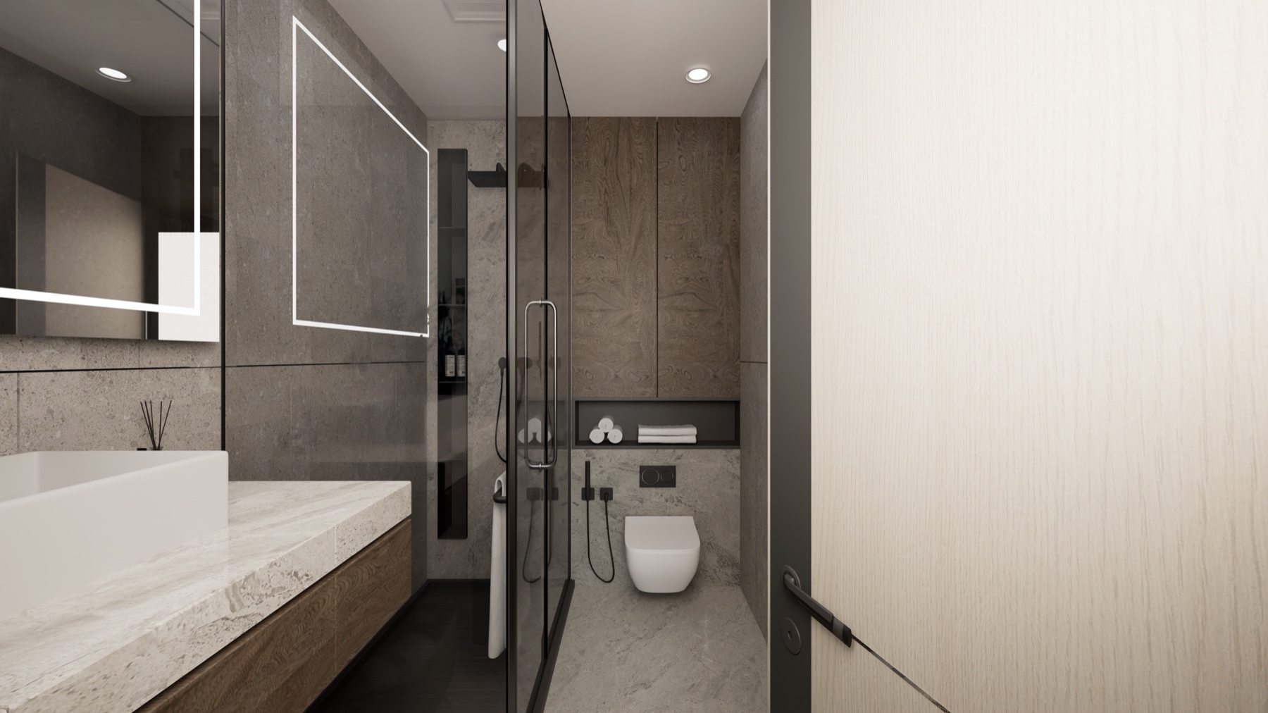 LA Residence, one bedroom Unit A, view 1