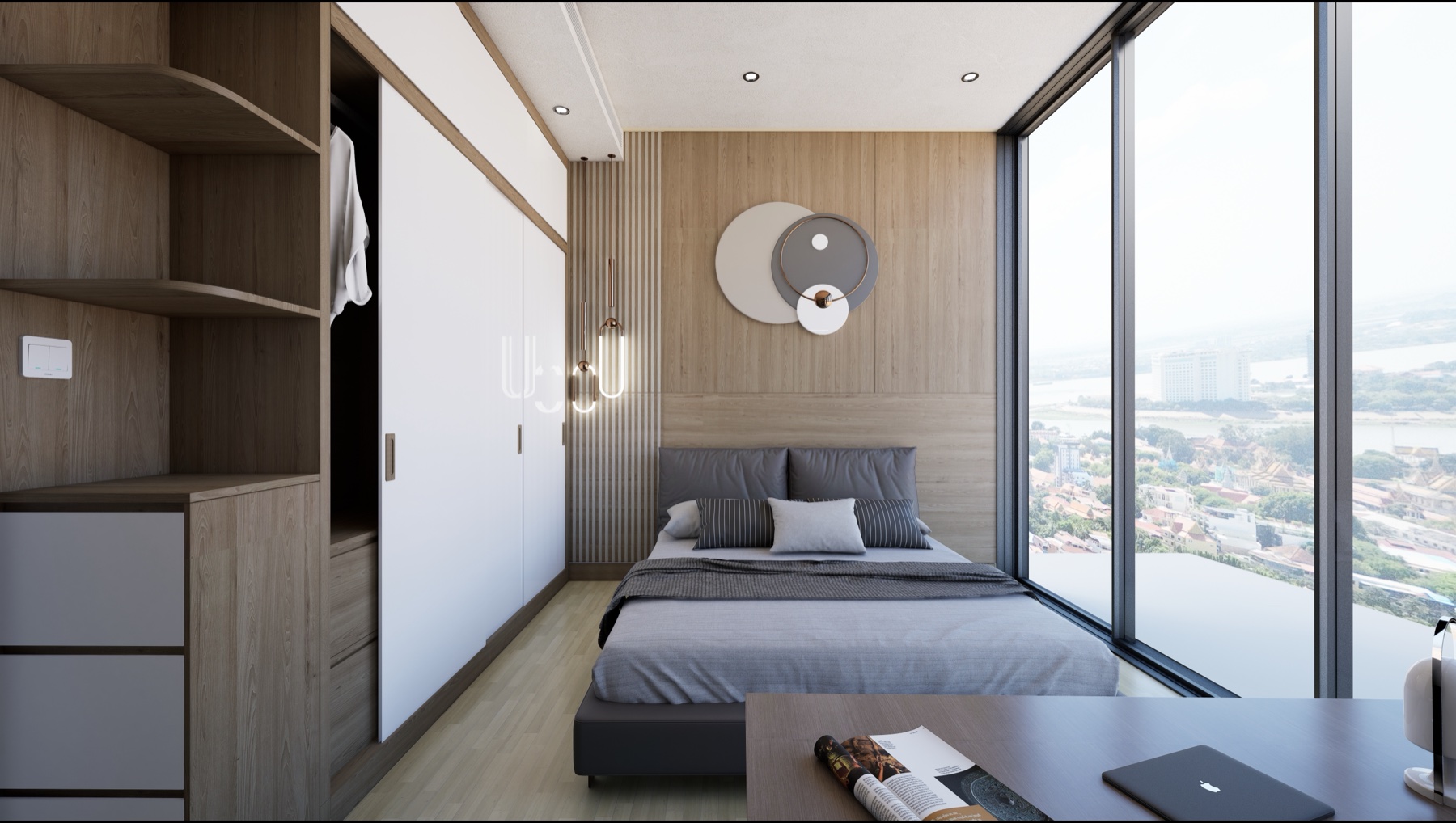 LA Residence, one bedroom Unit A, view 2