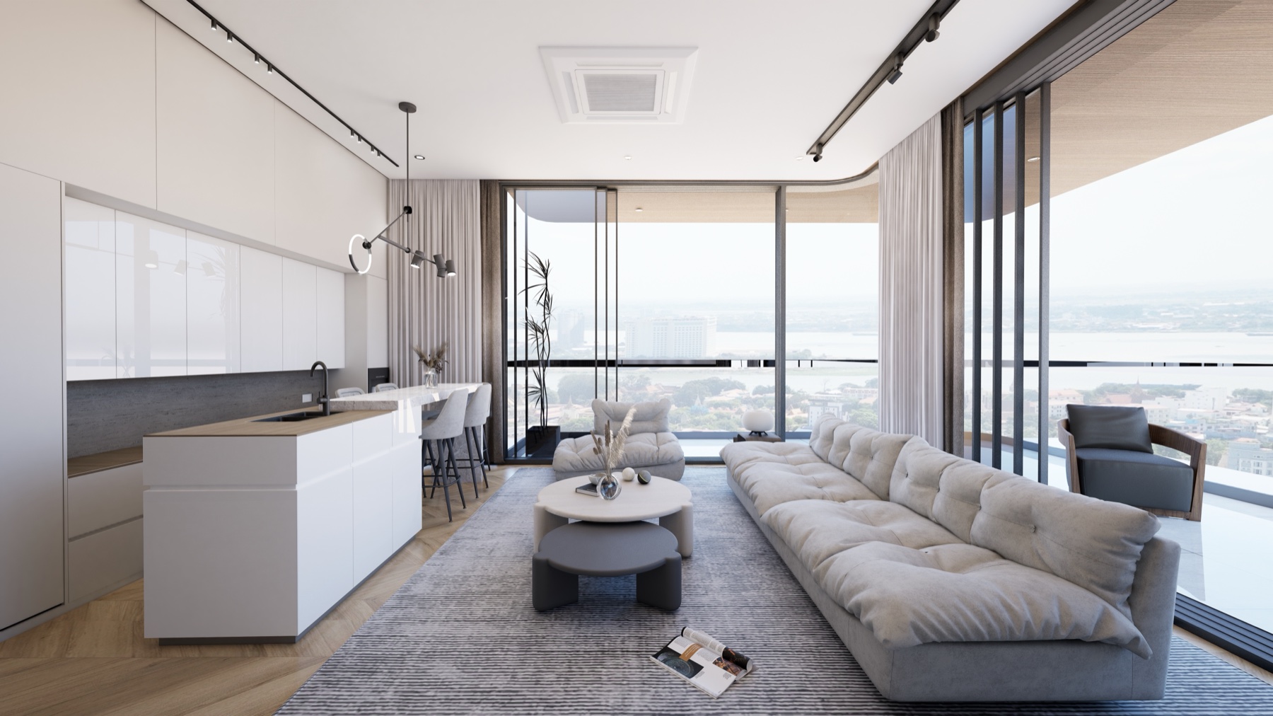 LA Residence, one bedroom Unit A, view 4