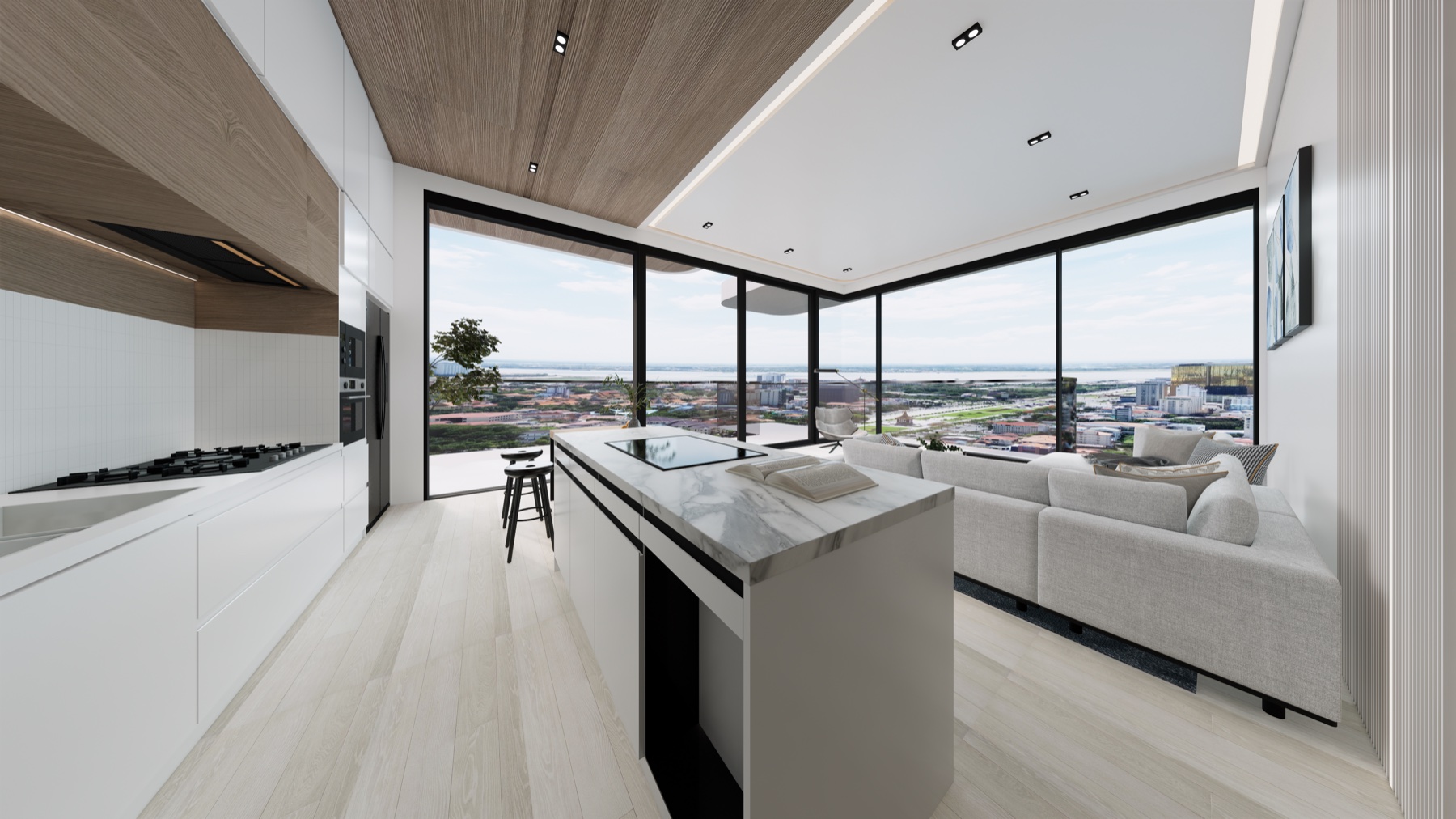 LA Residence, one bedroom Unit B, view 1