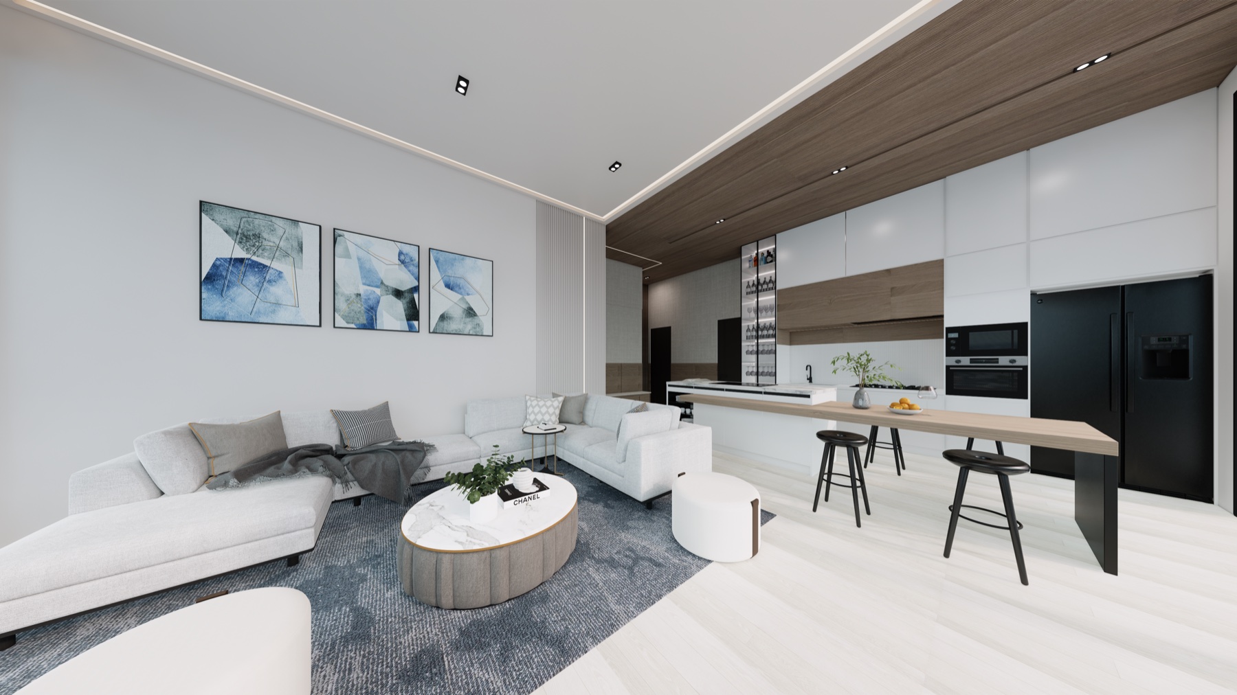 LA Residence, one bedroom Unit B, view 3