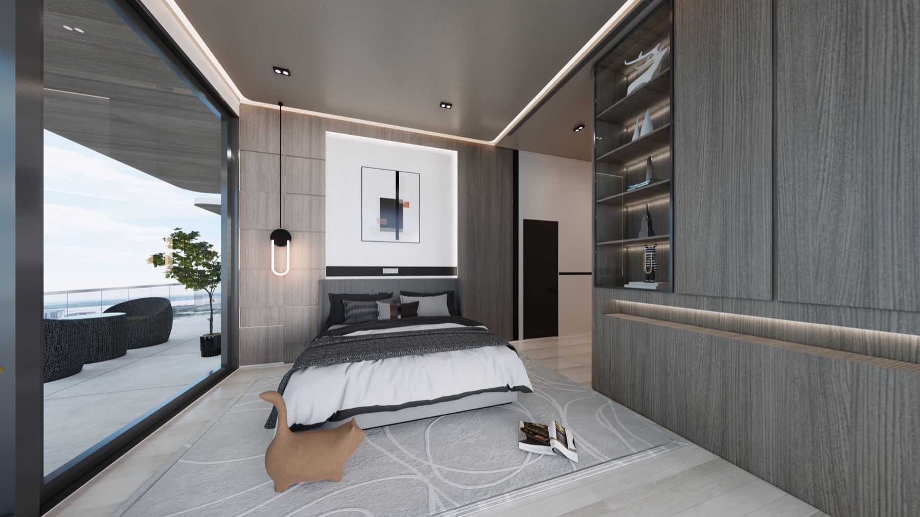 LA Residence, two bedroom residence, view 12