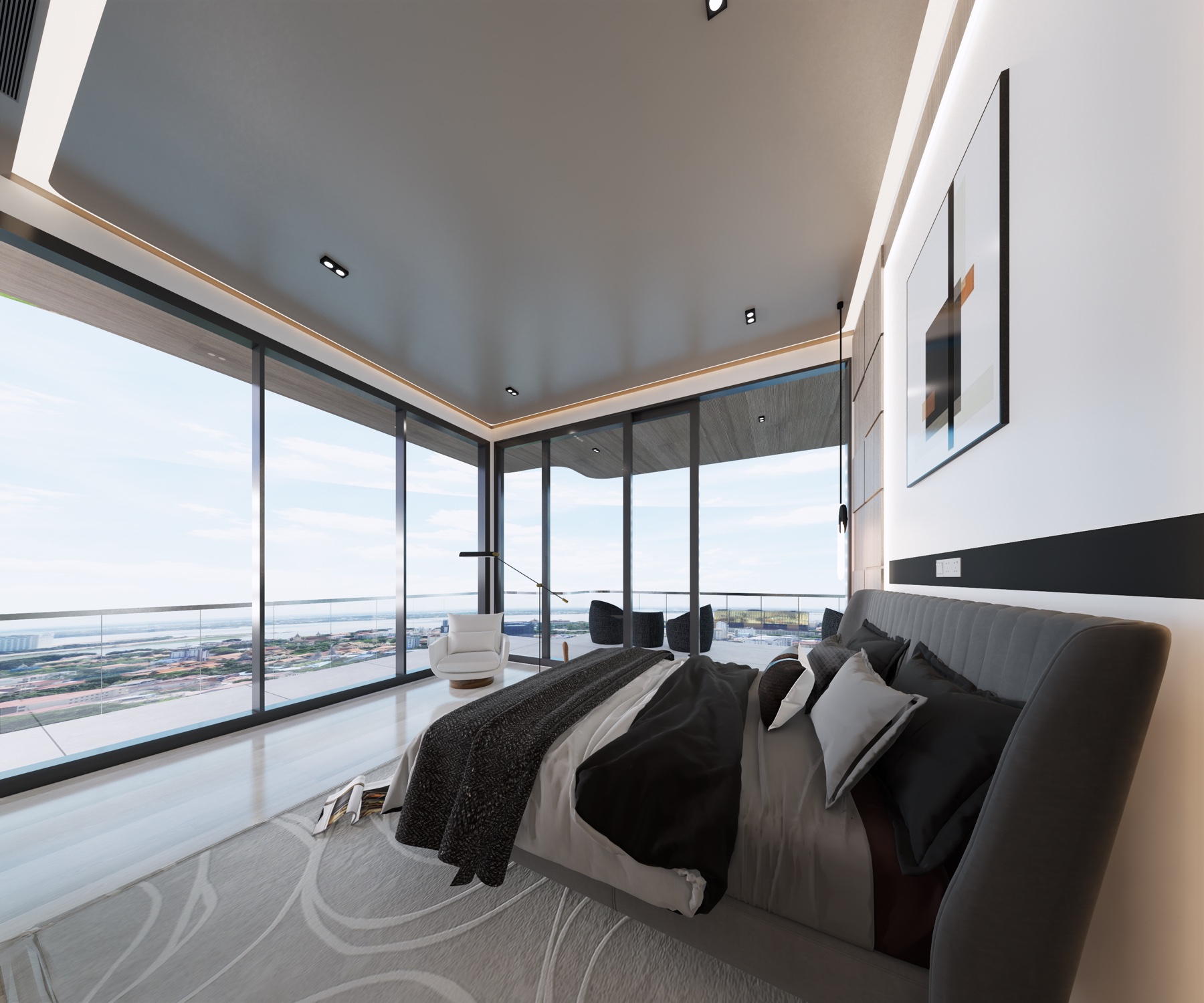 LA Residence, two bedroom residence, view 13
