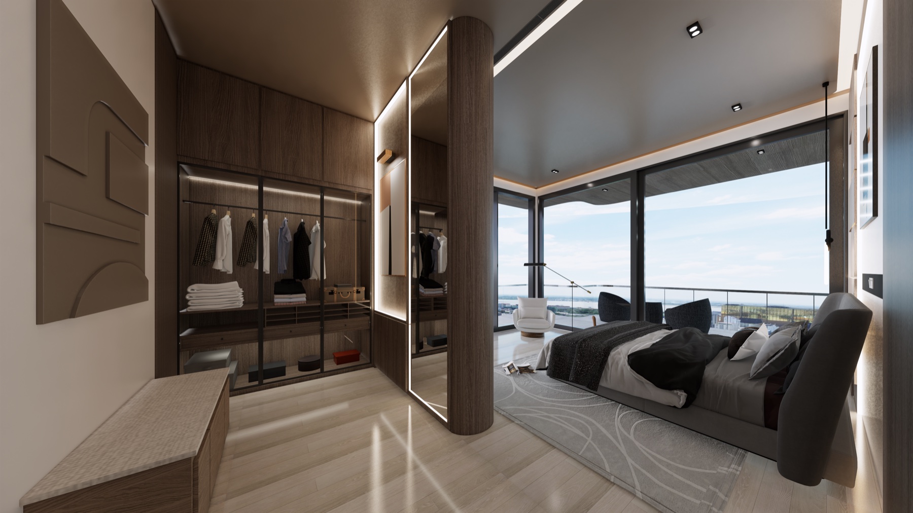 LA Residence, two bedroom residence, view 14