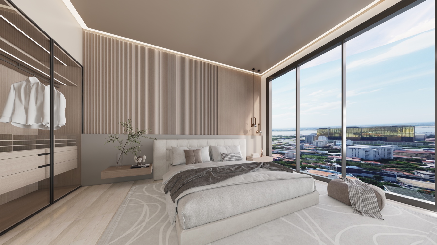 LA Residence, two bedroom residence, view 16