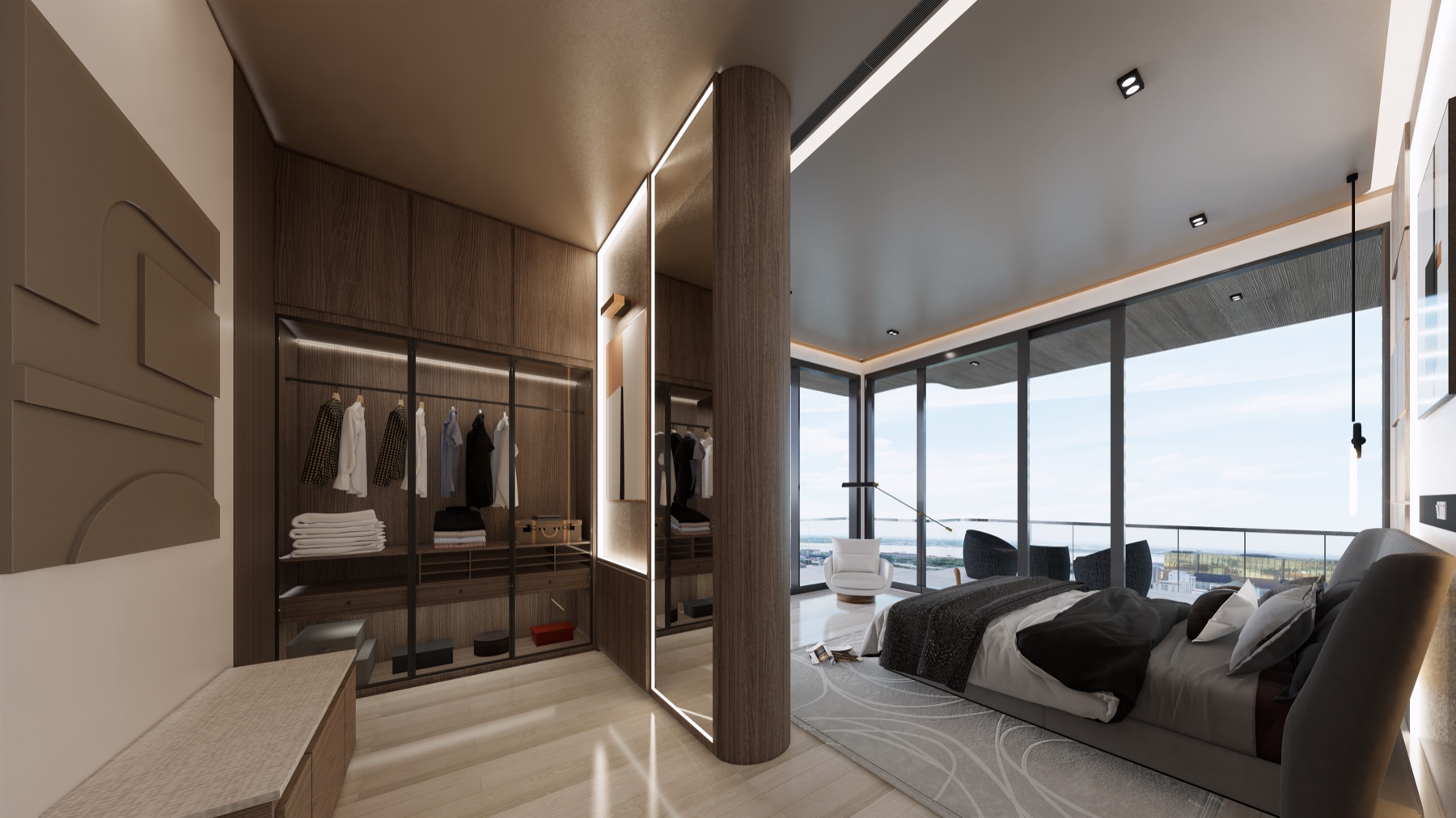 LA Residence, two bedroom residence, view 17
