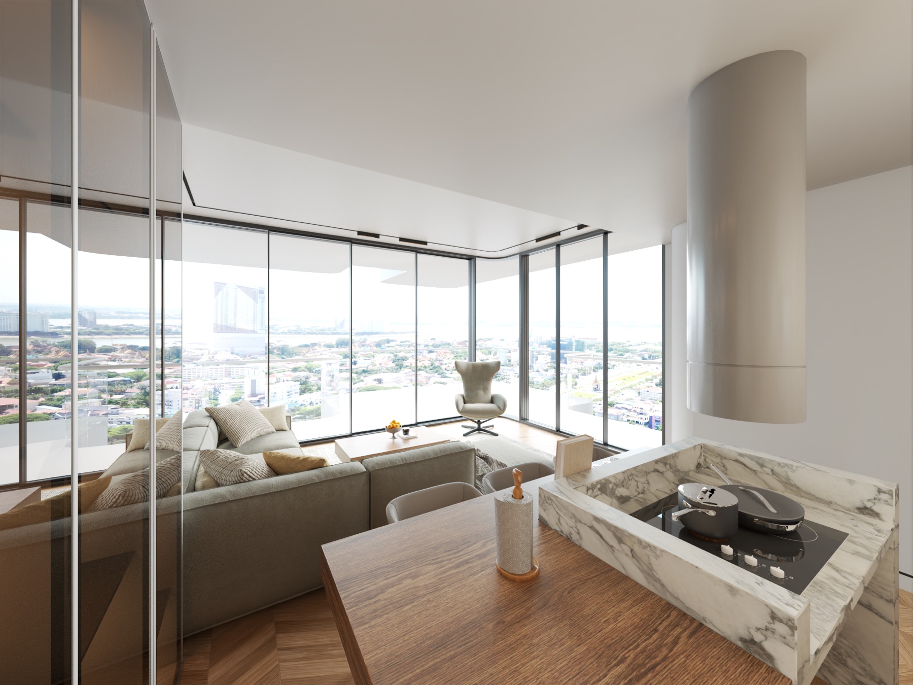 LA Residence, two bedroom residence, view 7