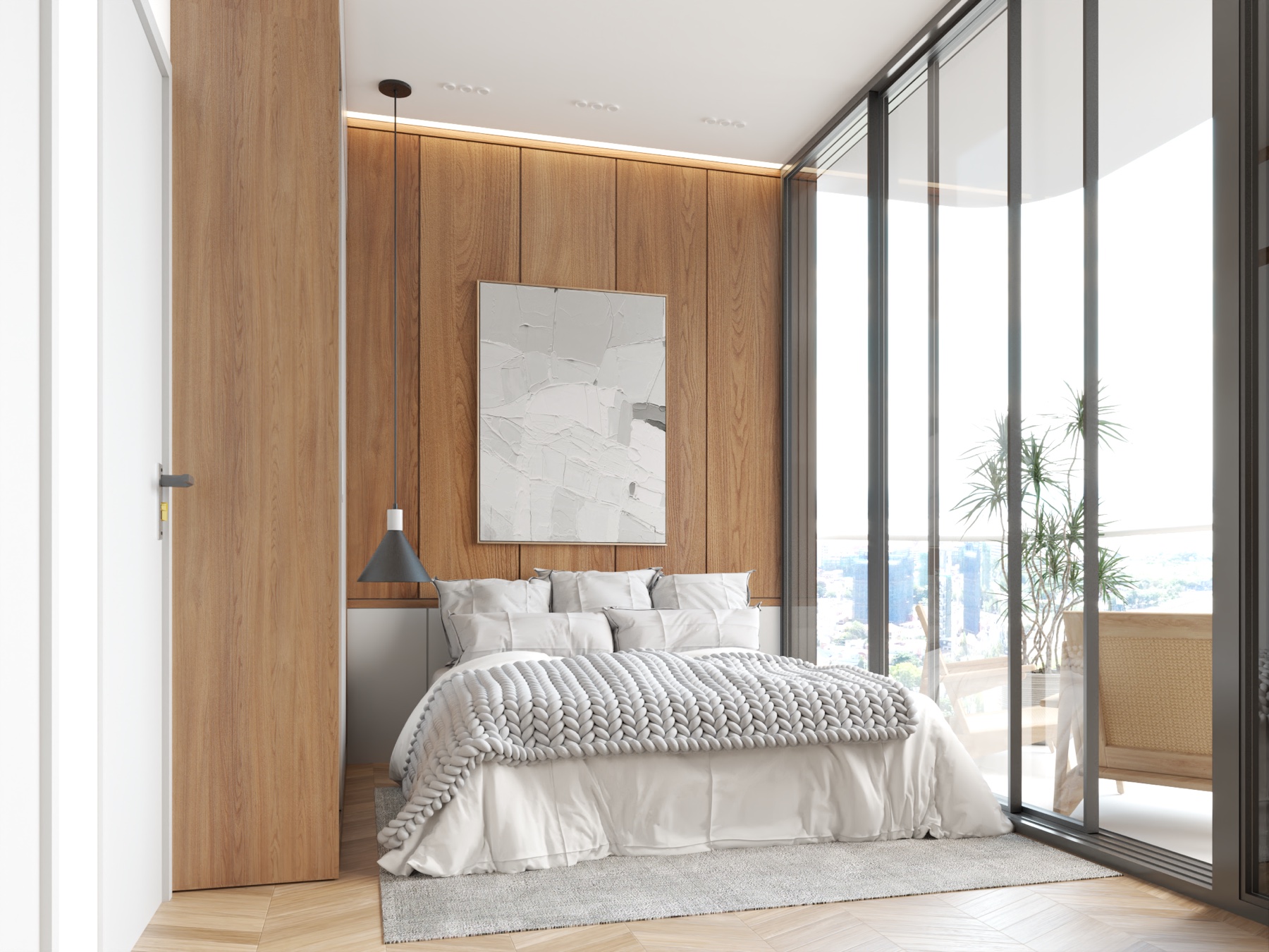 LA Residence, two bedroom residence, view 9