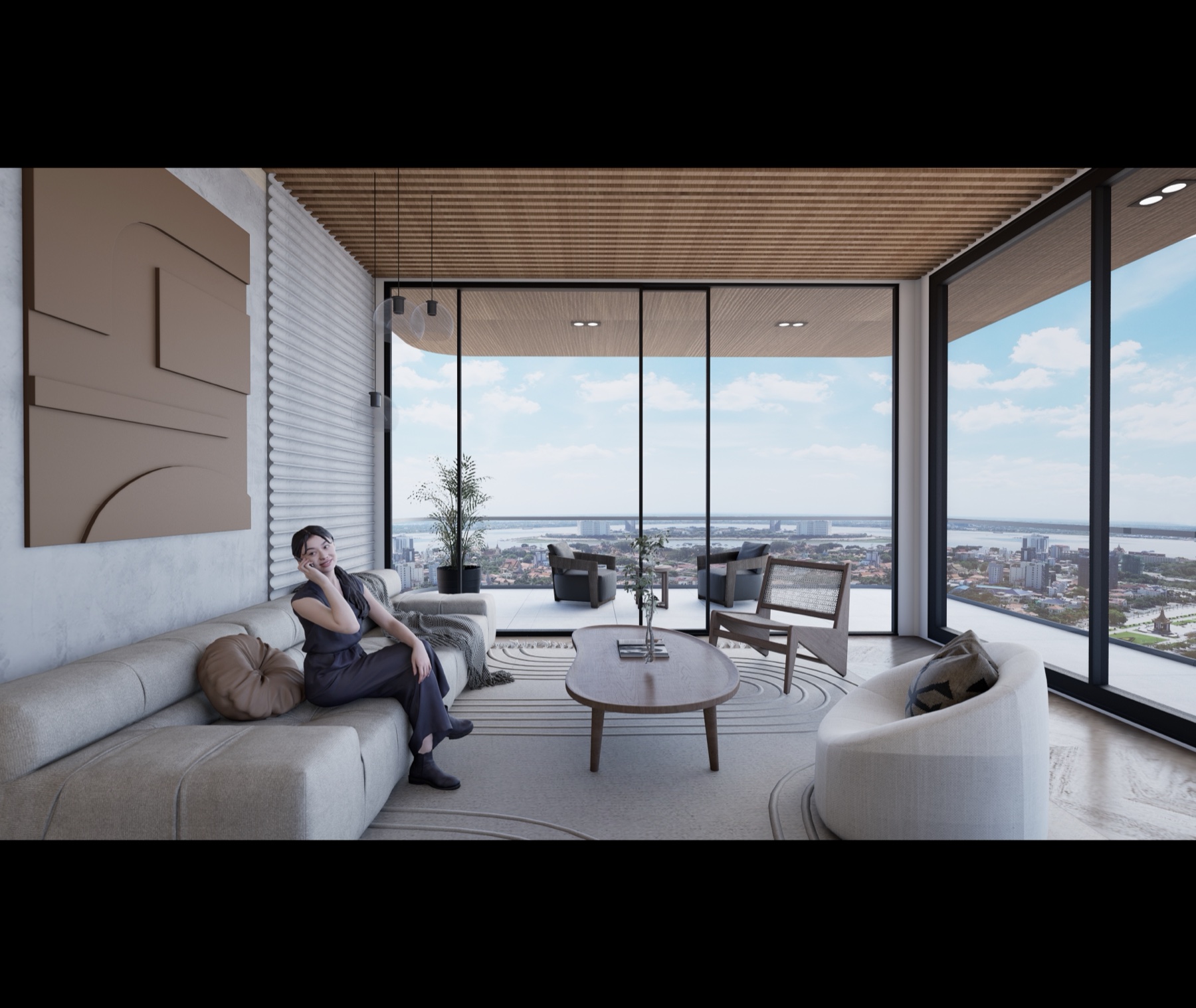 LA Residence, three bedroom Unit C, view 1