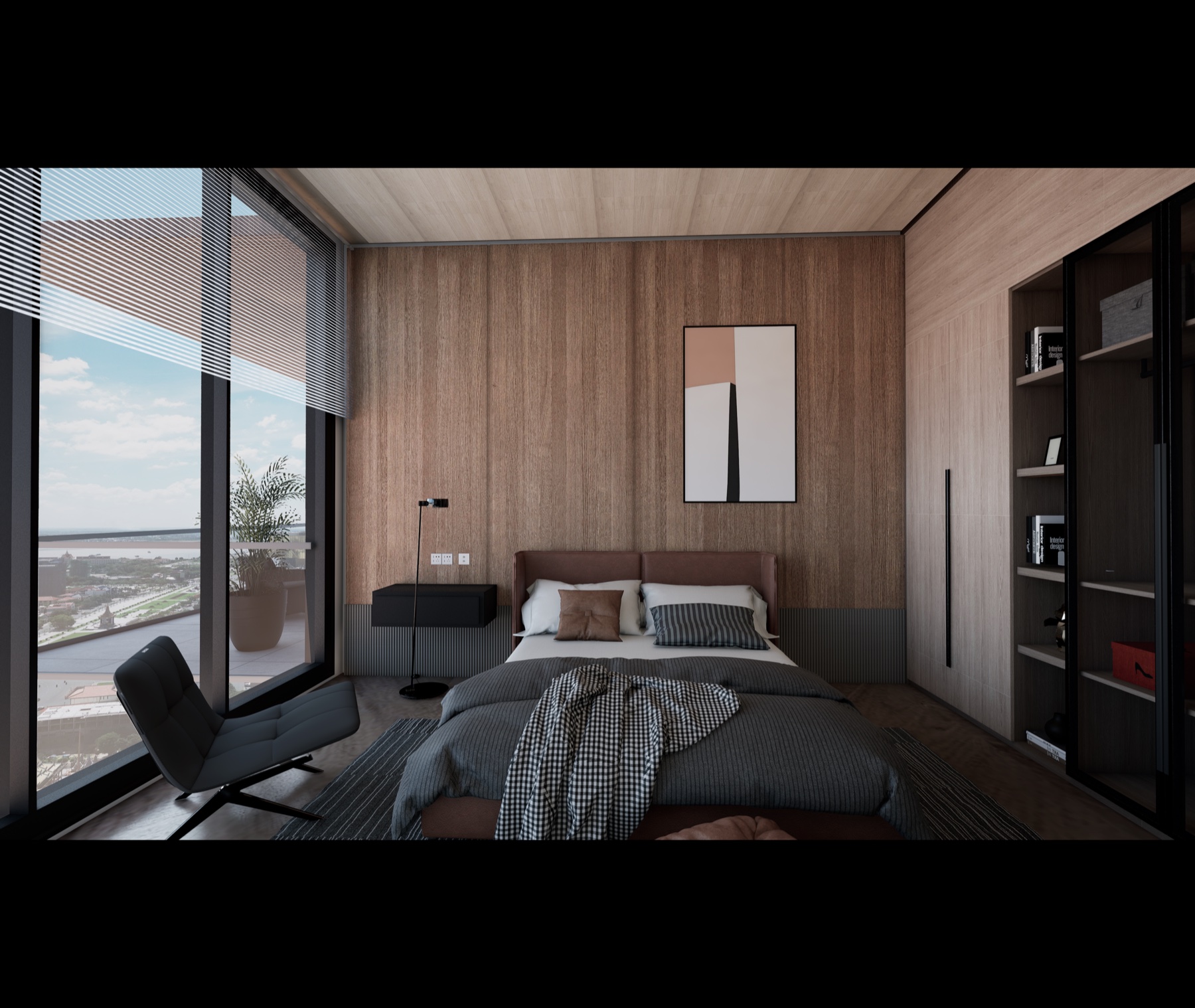 LA Residence, three bedroom Unit C, view 2
