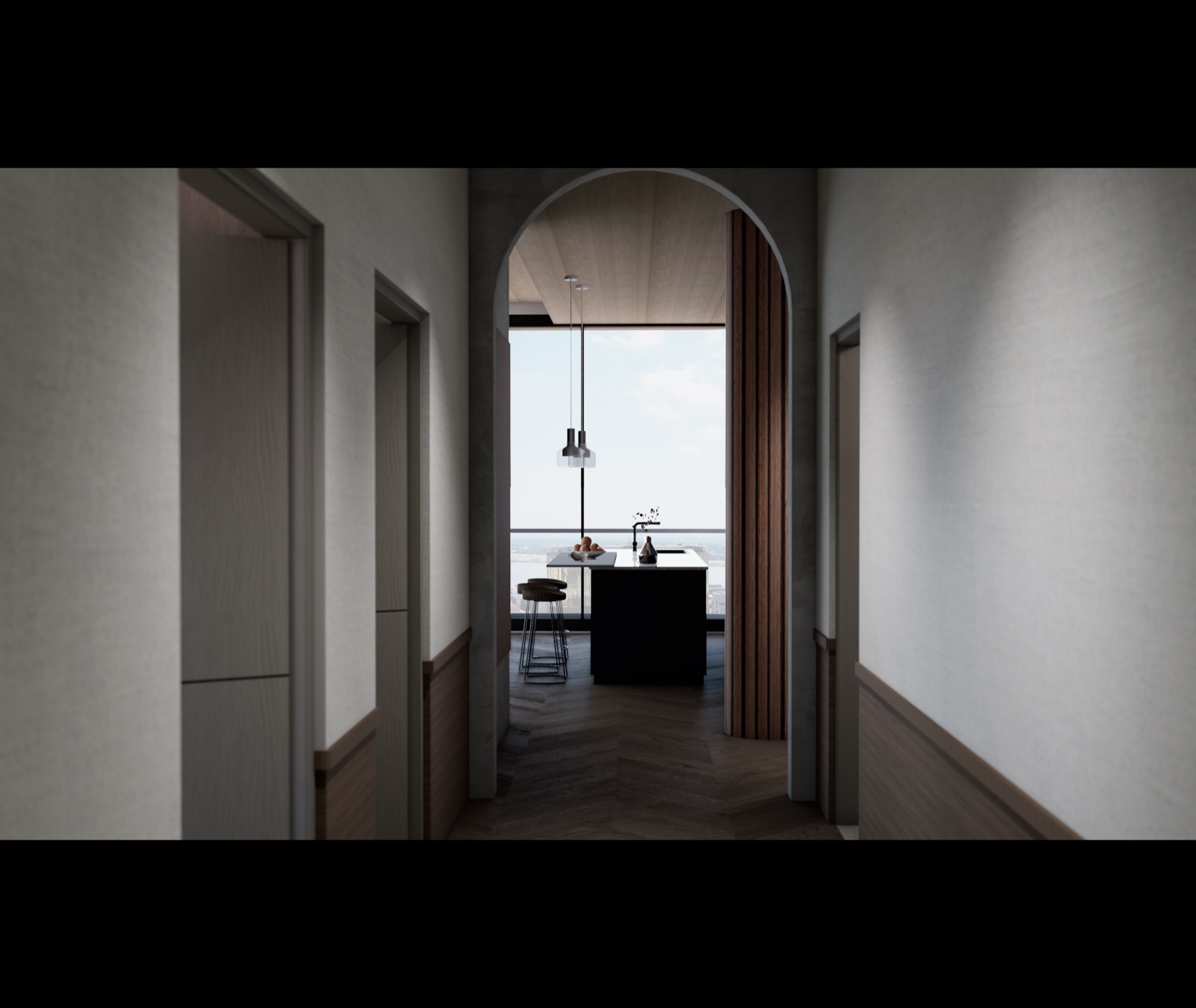 LA Residence, three bedroom Unit C, view 3