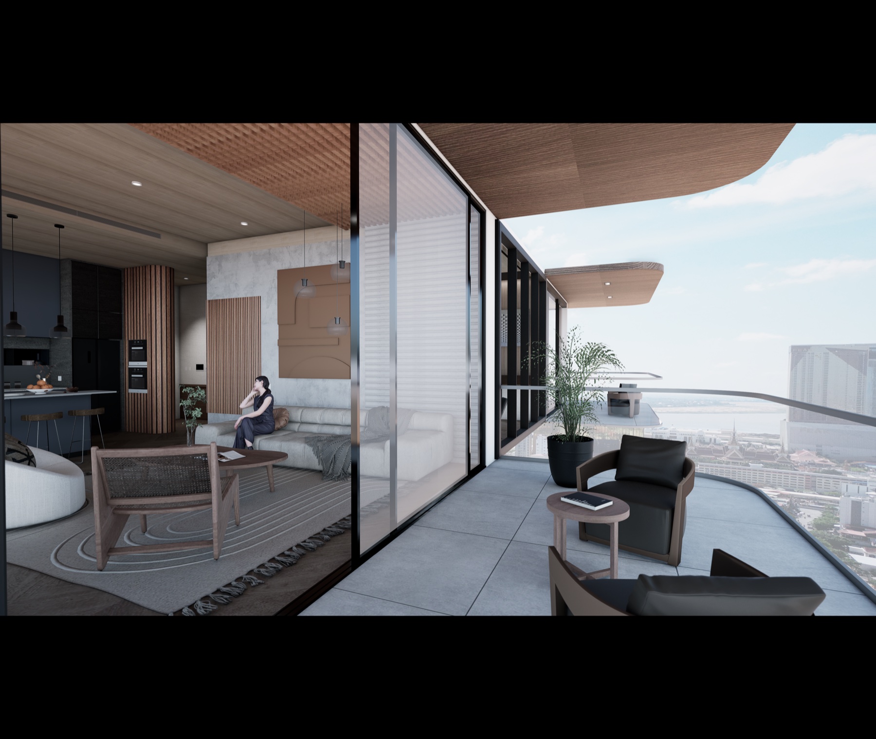 LA Residence, three bedroom Unit C, view 8