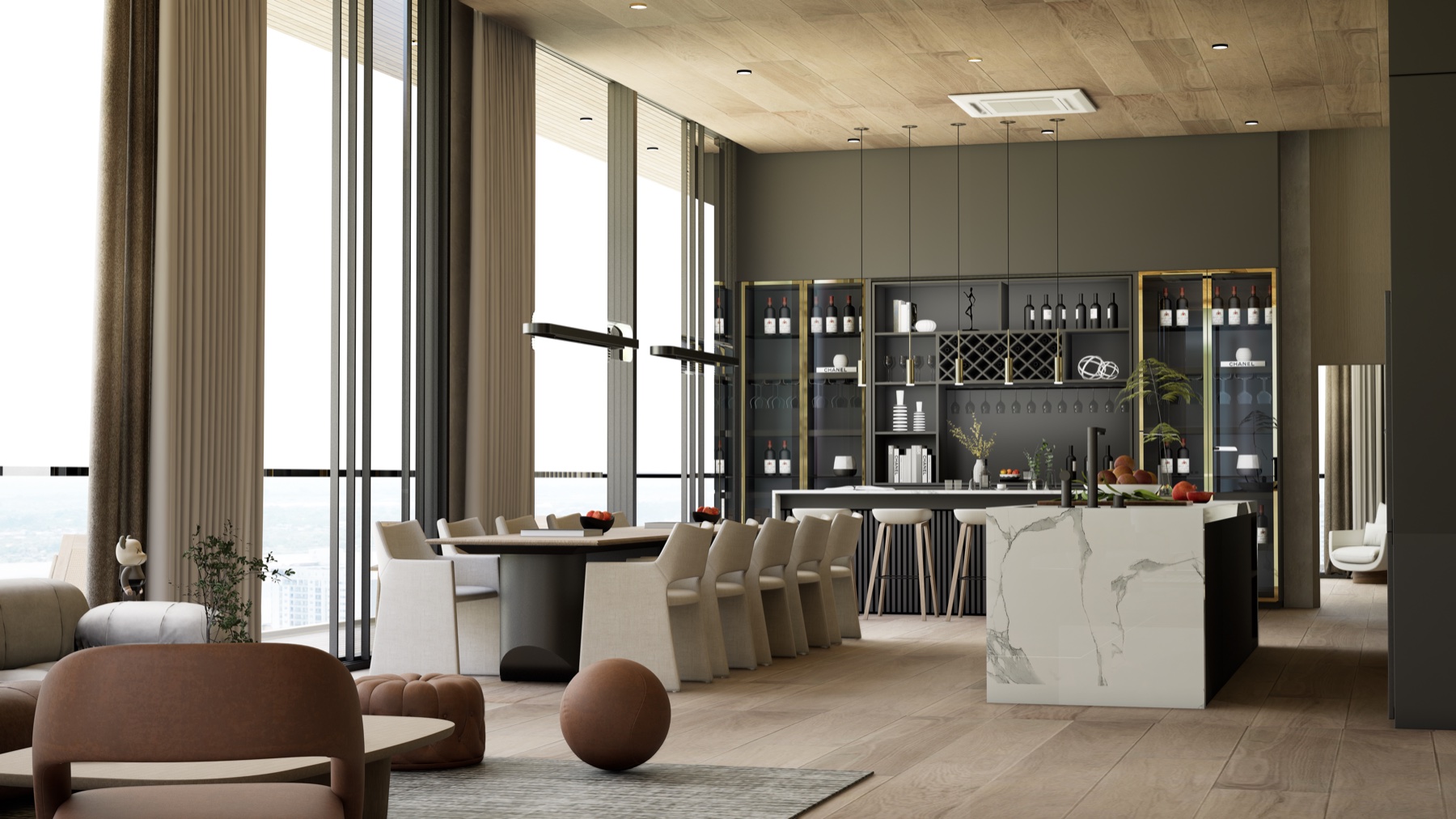 LA Residence, penthouse, view 5