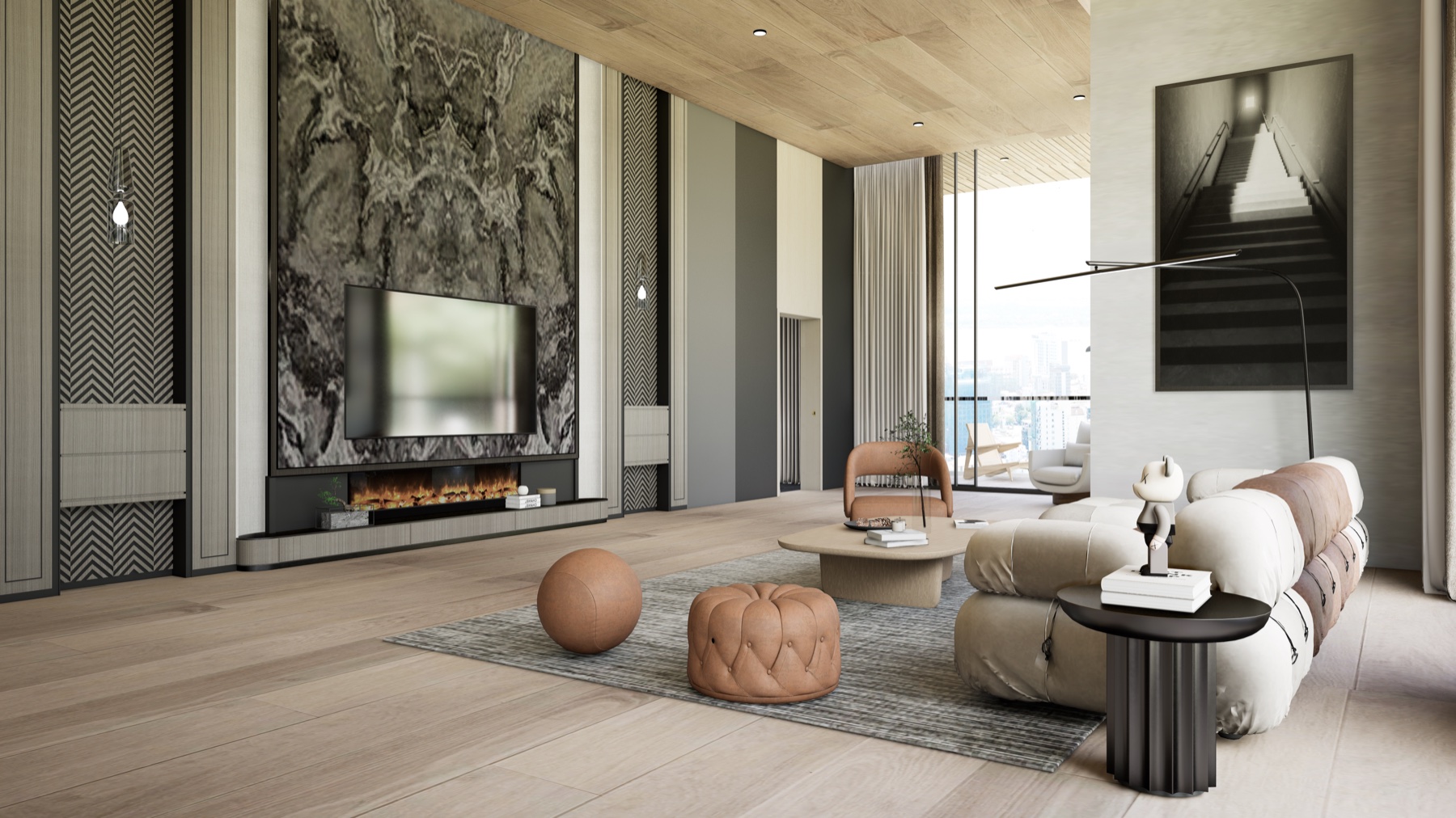 LA Residence, penthouse, view 6