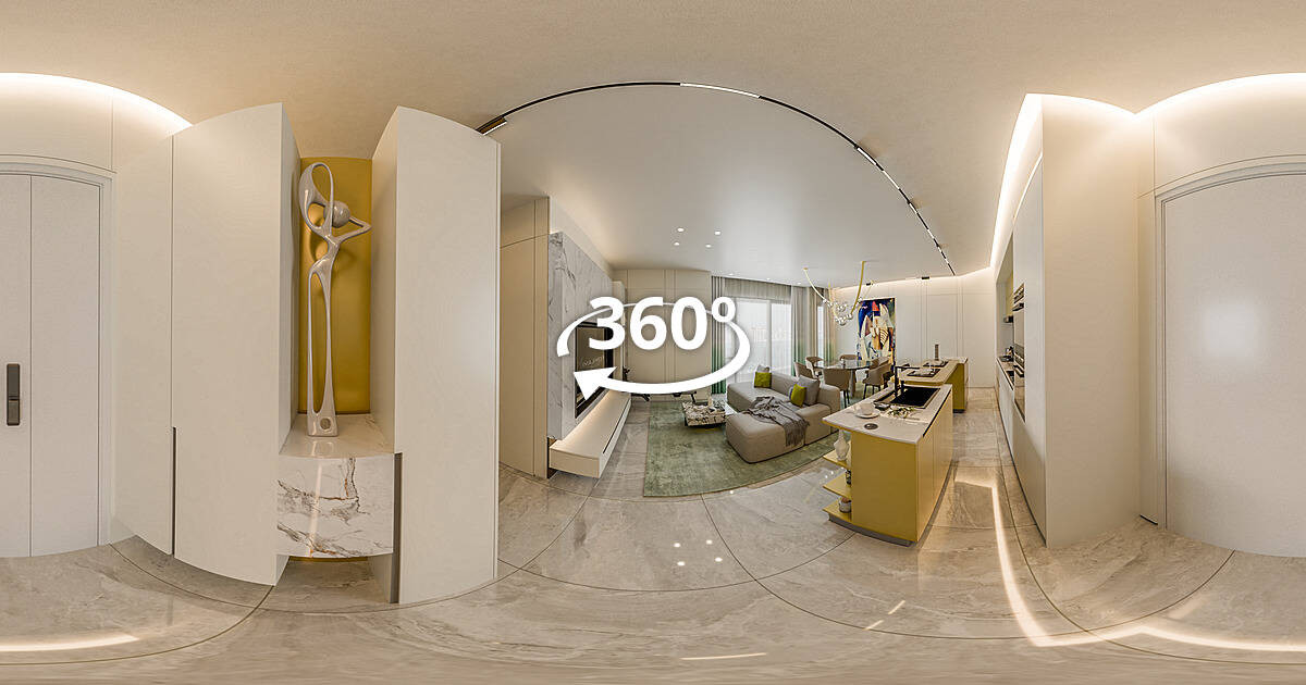 Picasso Sky Gemme, 3 Bedrooms 360° tour