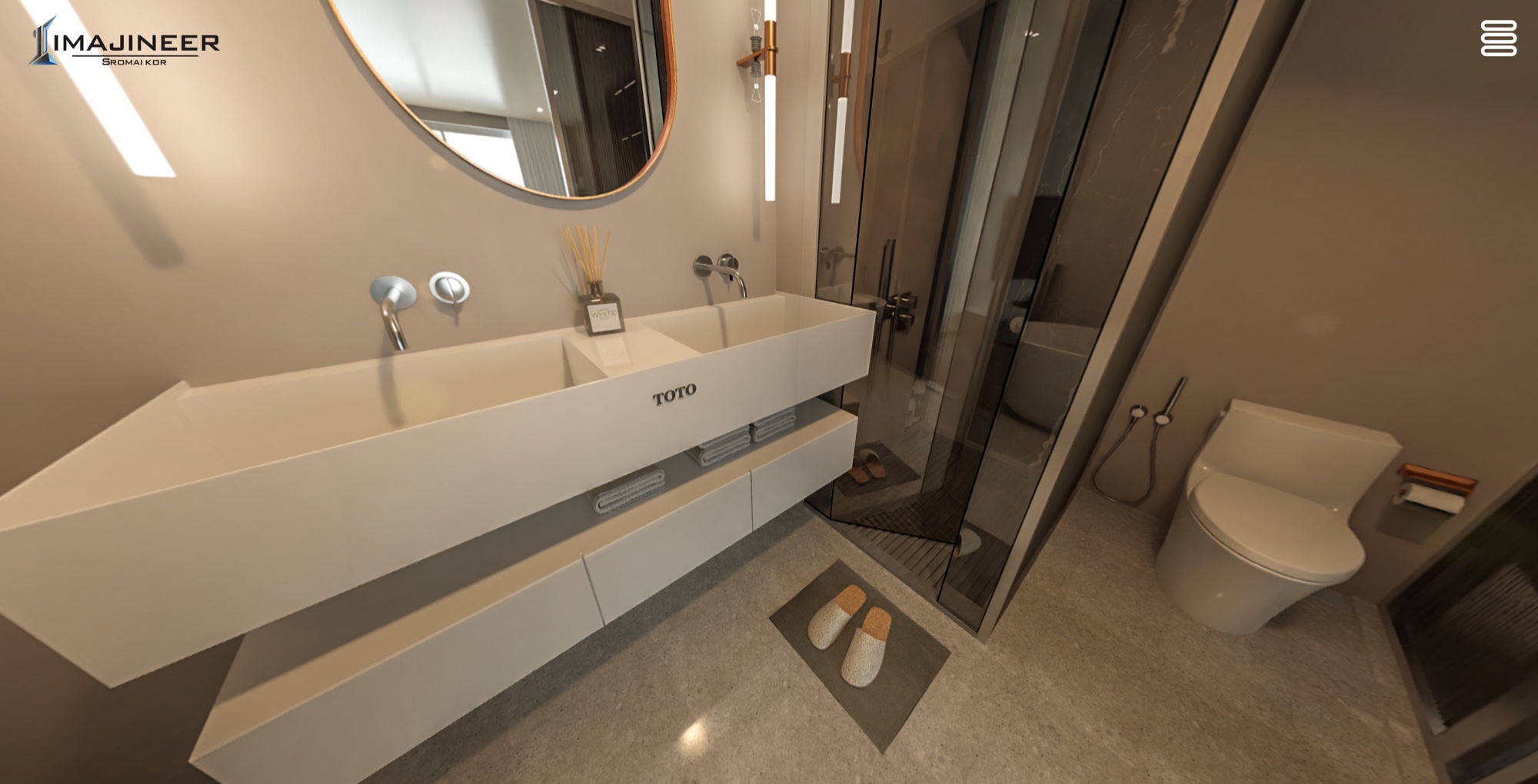 Duplex King, Imajineer remodeled interior, view 11