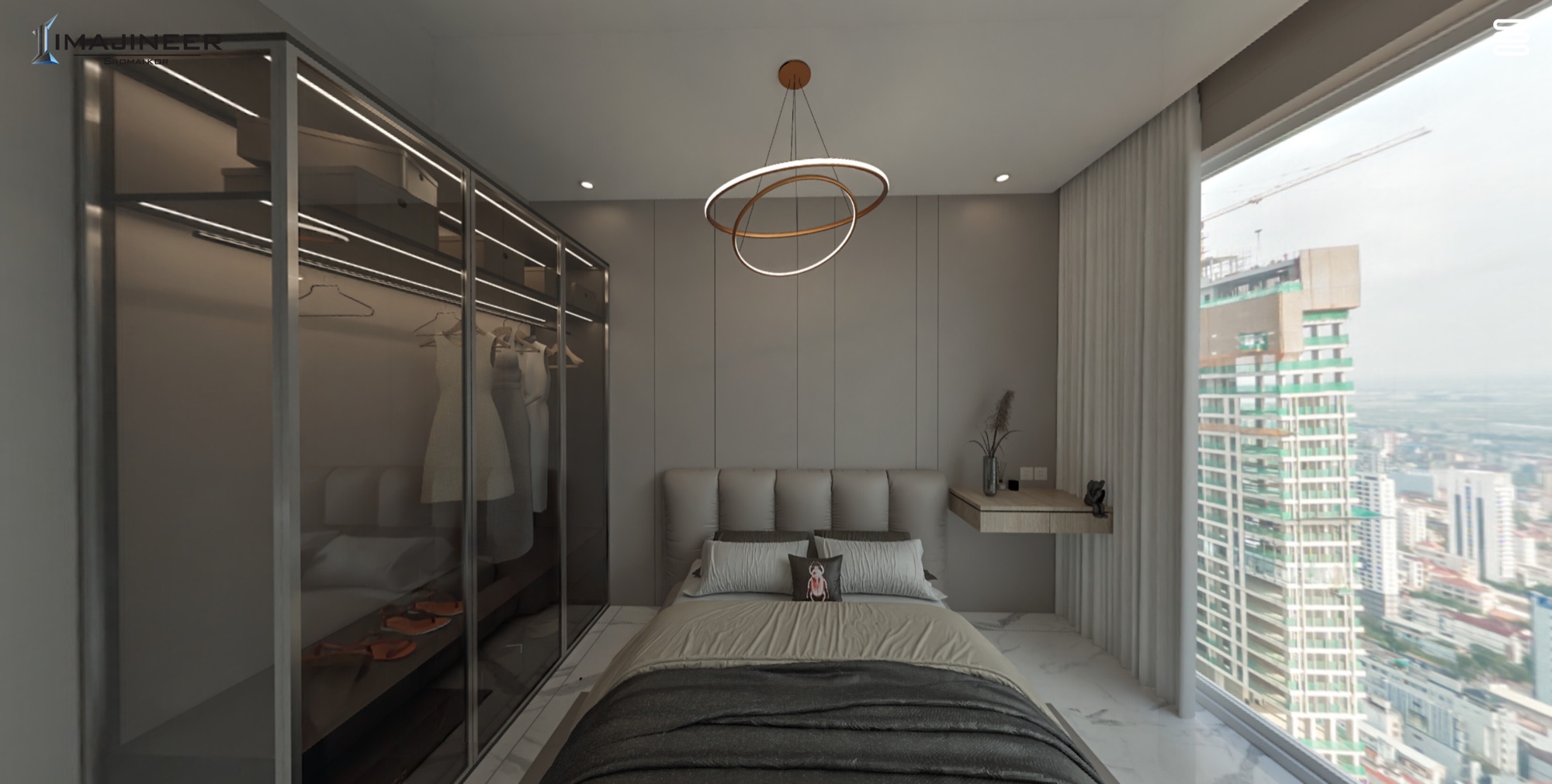 Duplex King, Imajineer remodeled interior, view 12
