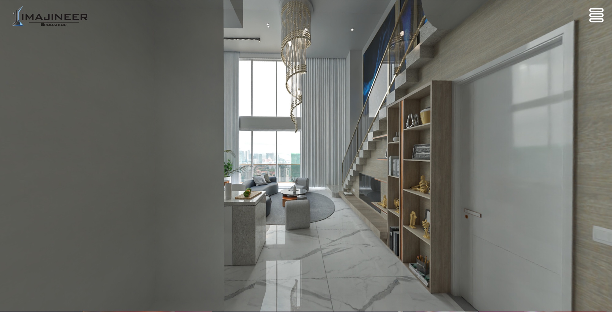 Duplex King, Imajineer remodeled interior, view 2