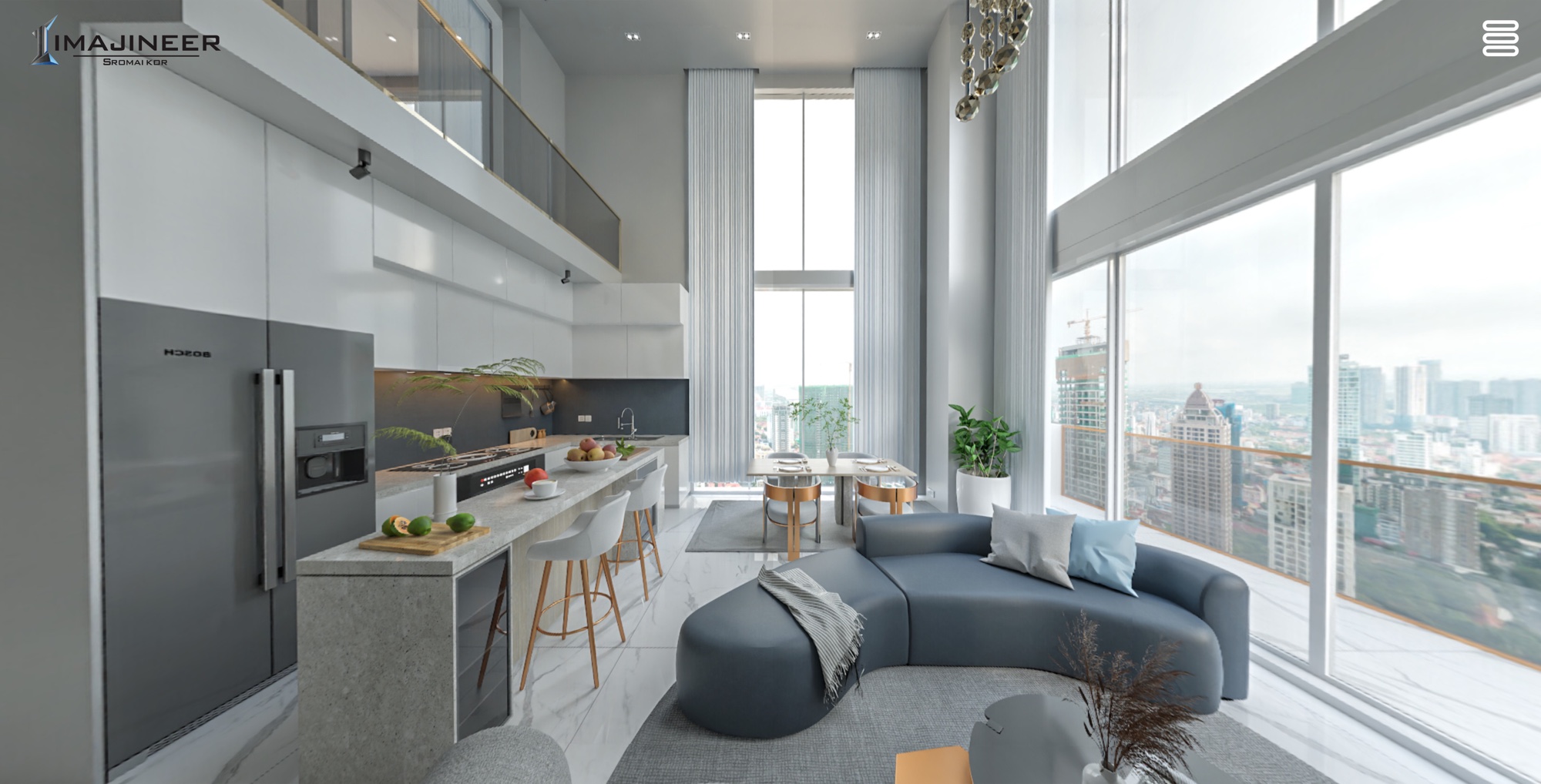 Duplex King, Imajineer remodeled interior, view 3