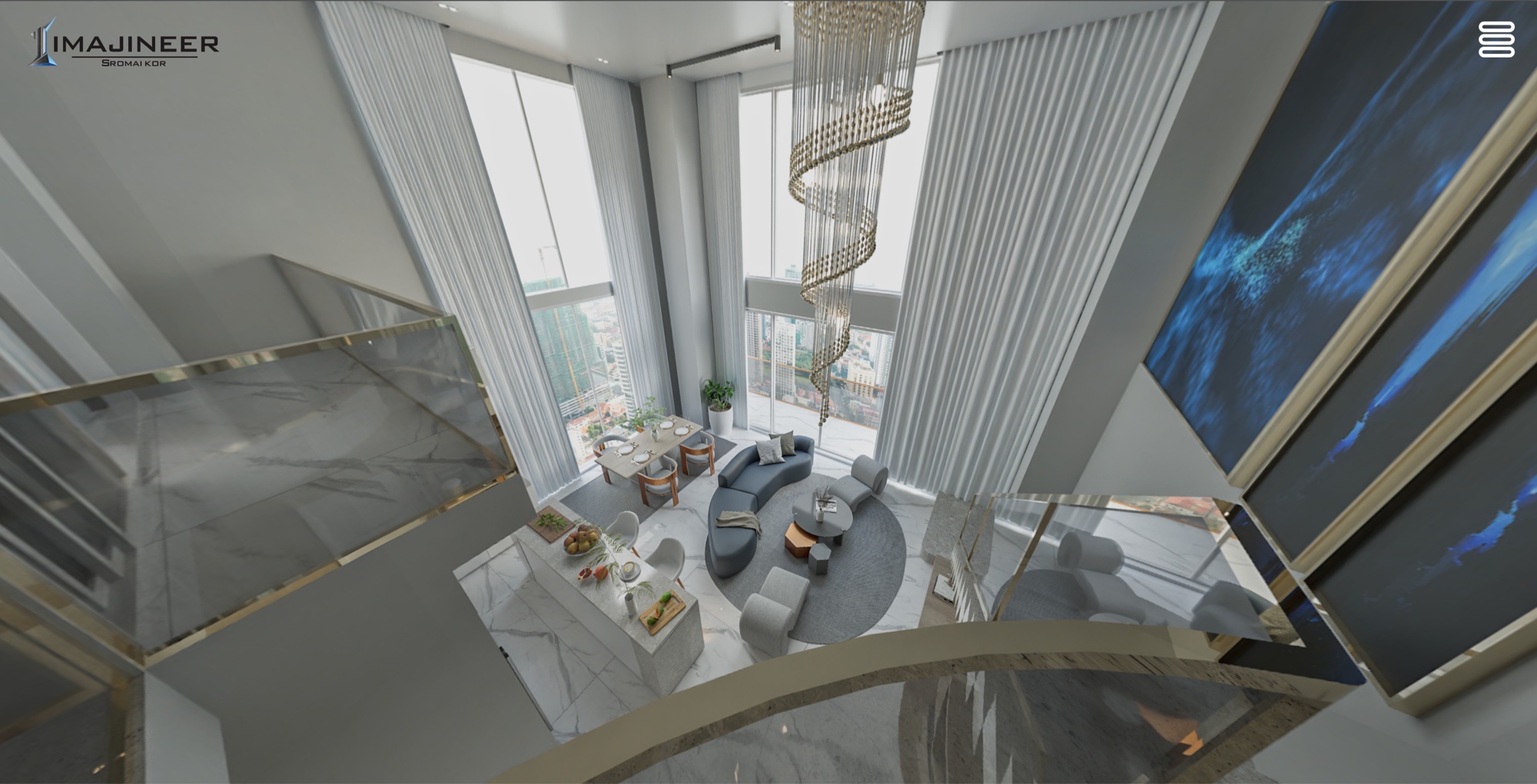 Duplex King, Imajineer remodeled interior, view 4