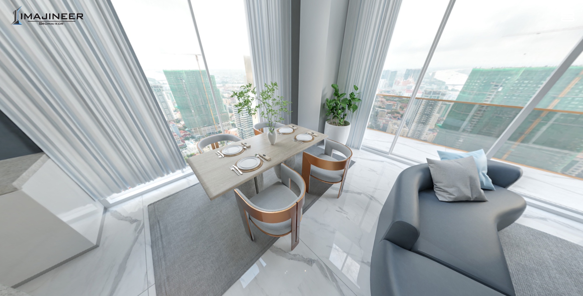 Duplex King, Imajineer remodeled interior, view 5