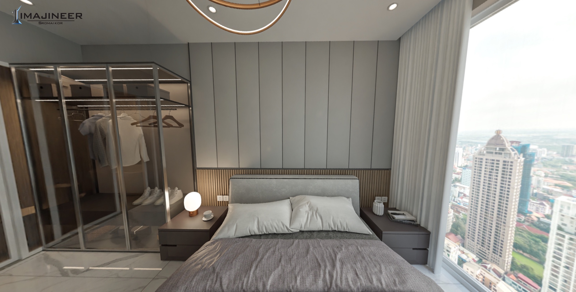 Duplex King, Imajineer remodeled interior, view 7