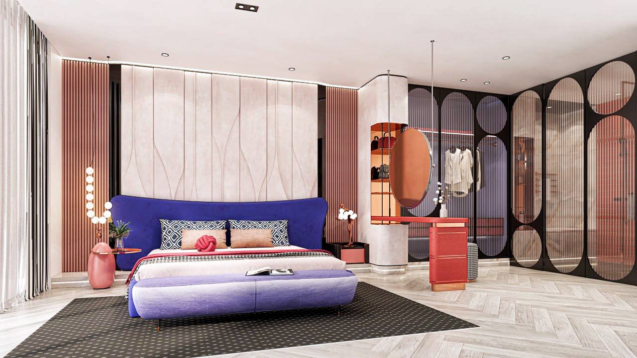 Duplex Queen, developer-supplied interior, view 5