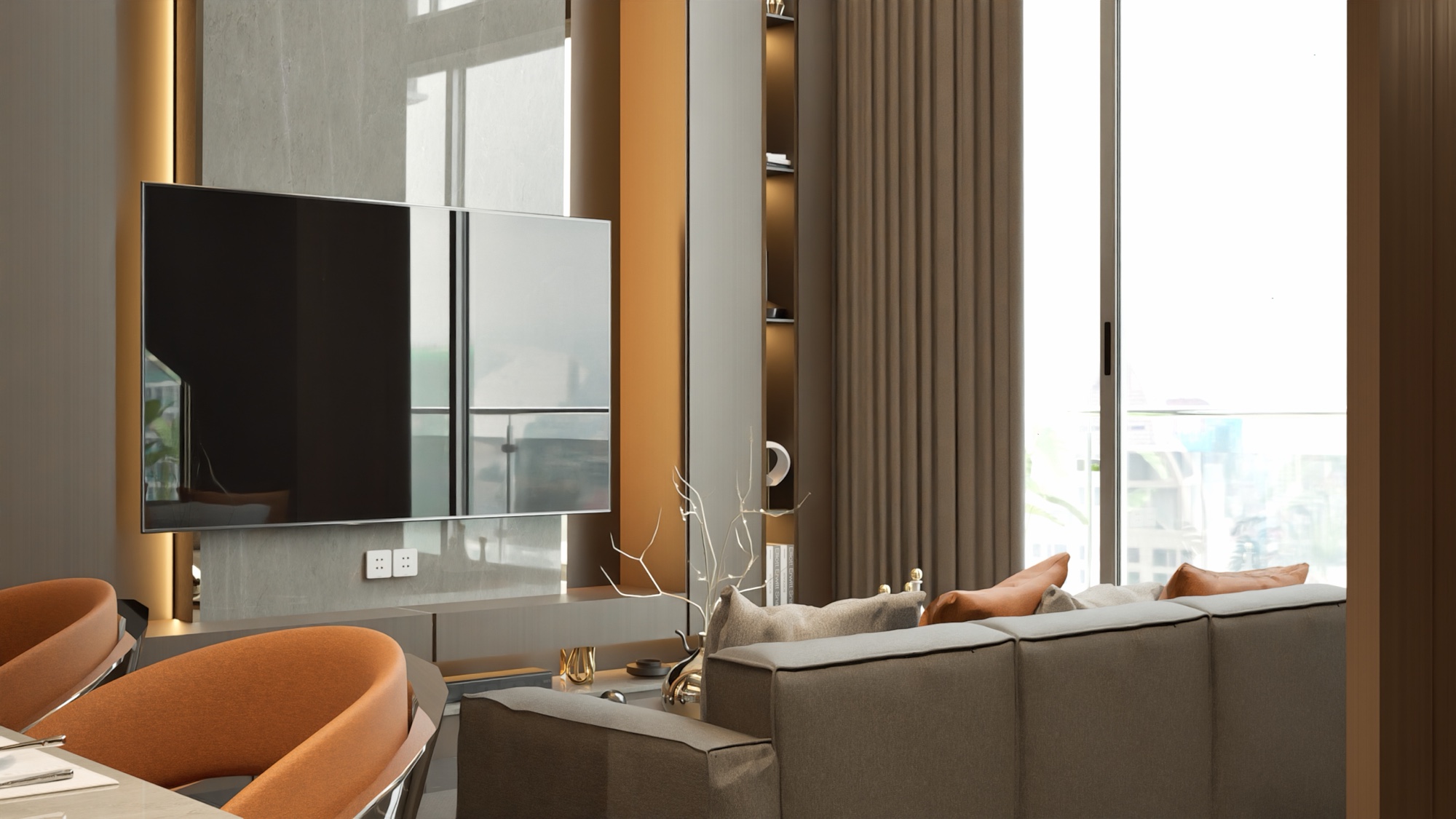 Duplex Queen, Imajineer remodeled interior, view 2