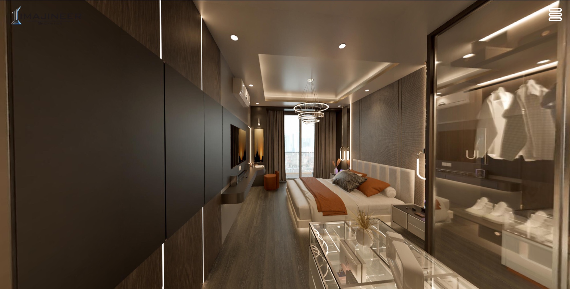 Duplex Queen, Imajineer remodeled interior, view 9