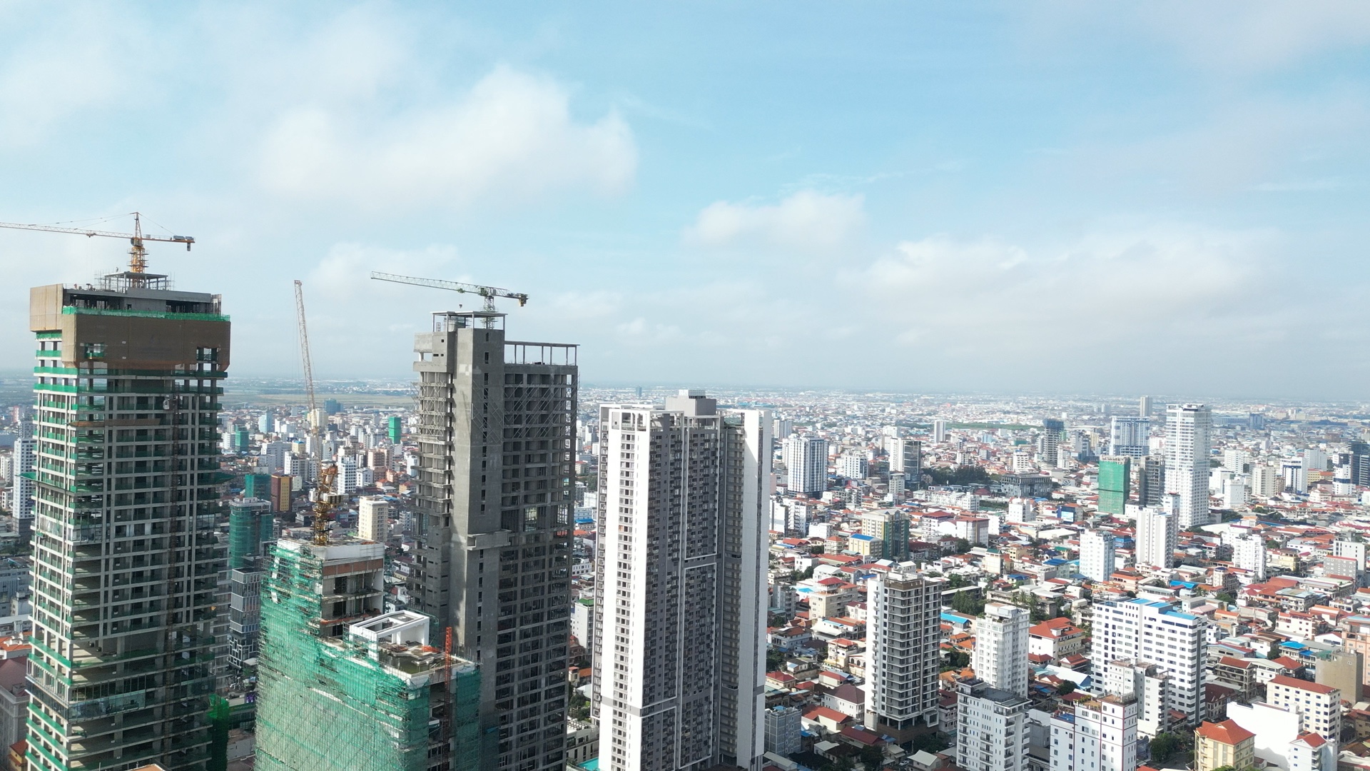 Rooftop drone view, BKK 302