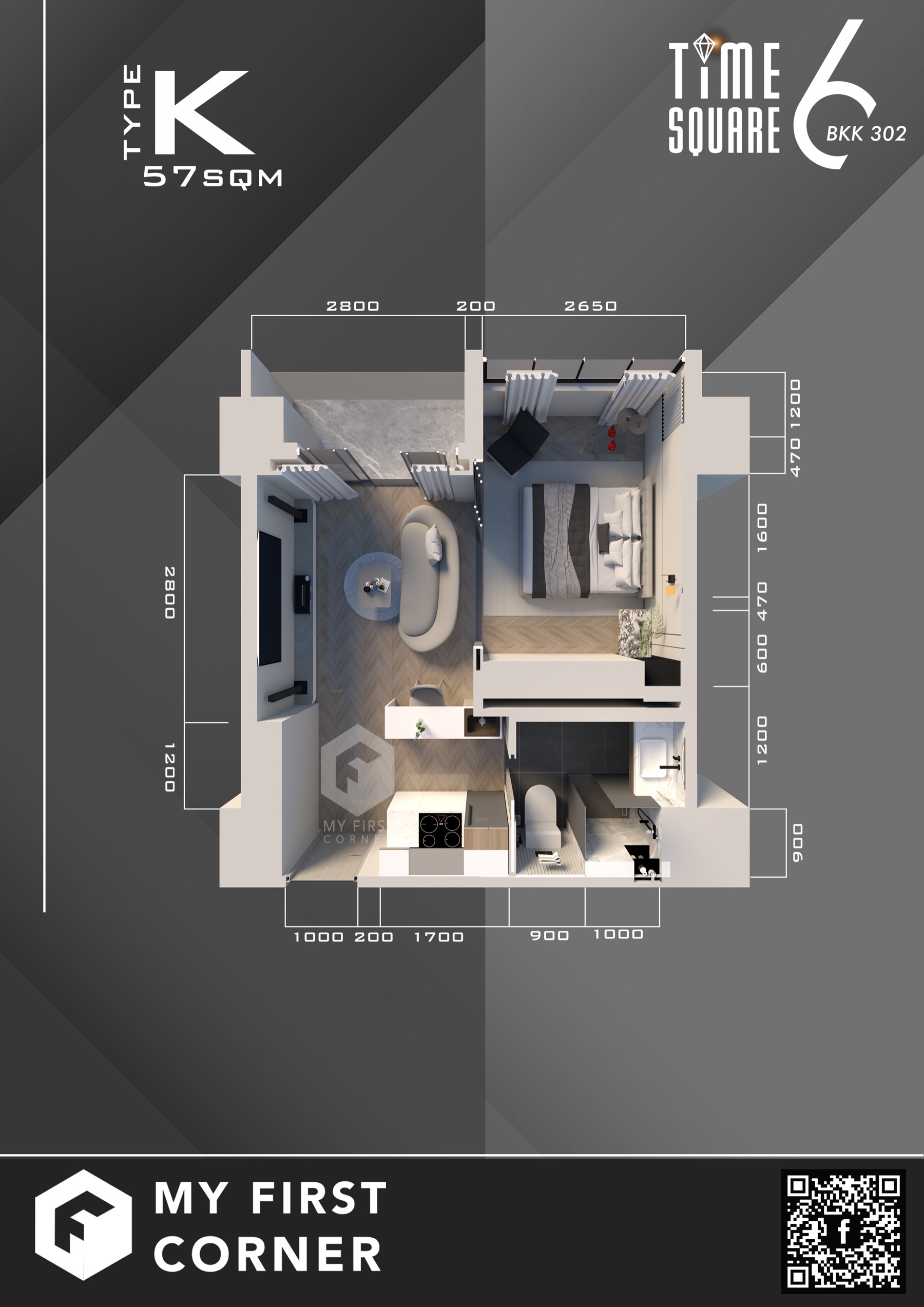 Unit K, Imajineer furnished 3D layout